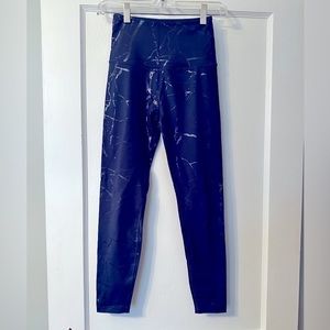 Beyond Yoga blue/black xs leggings